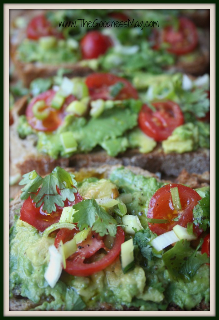 Sensationally easy avocado on toast