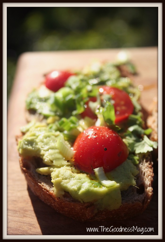 Sensationally easy avocado on toast