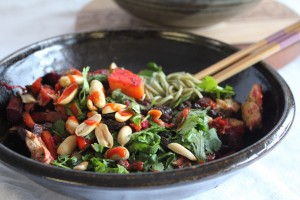 E - Green Tea Soba Noodles Roasted Veg 2