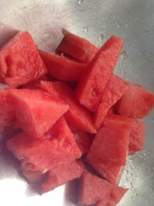 Using Up Leftovers - Watermelon