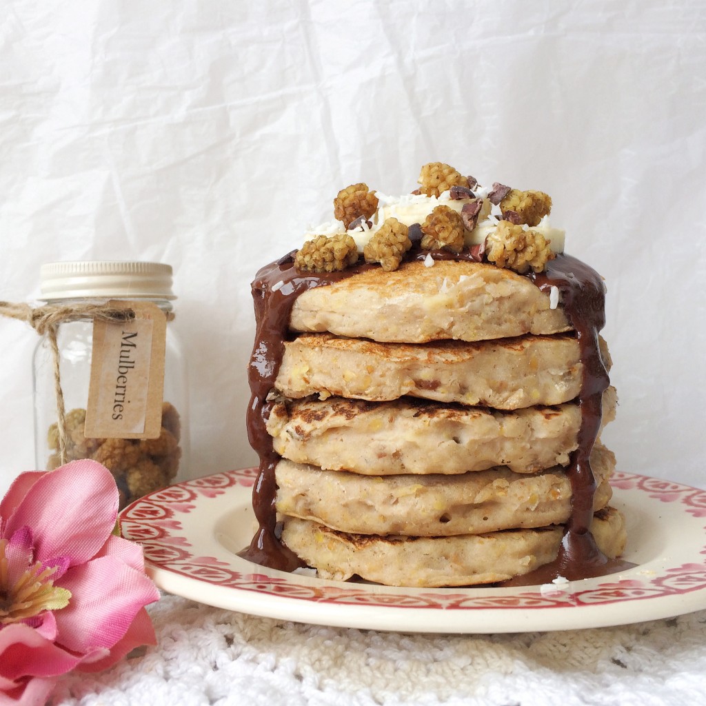 Banoffee Vegan Pancakes Oh My Oh My