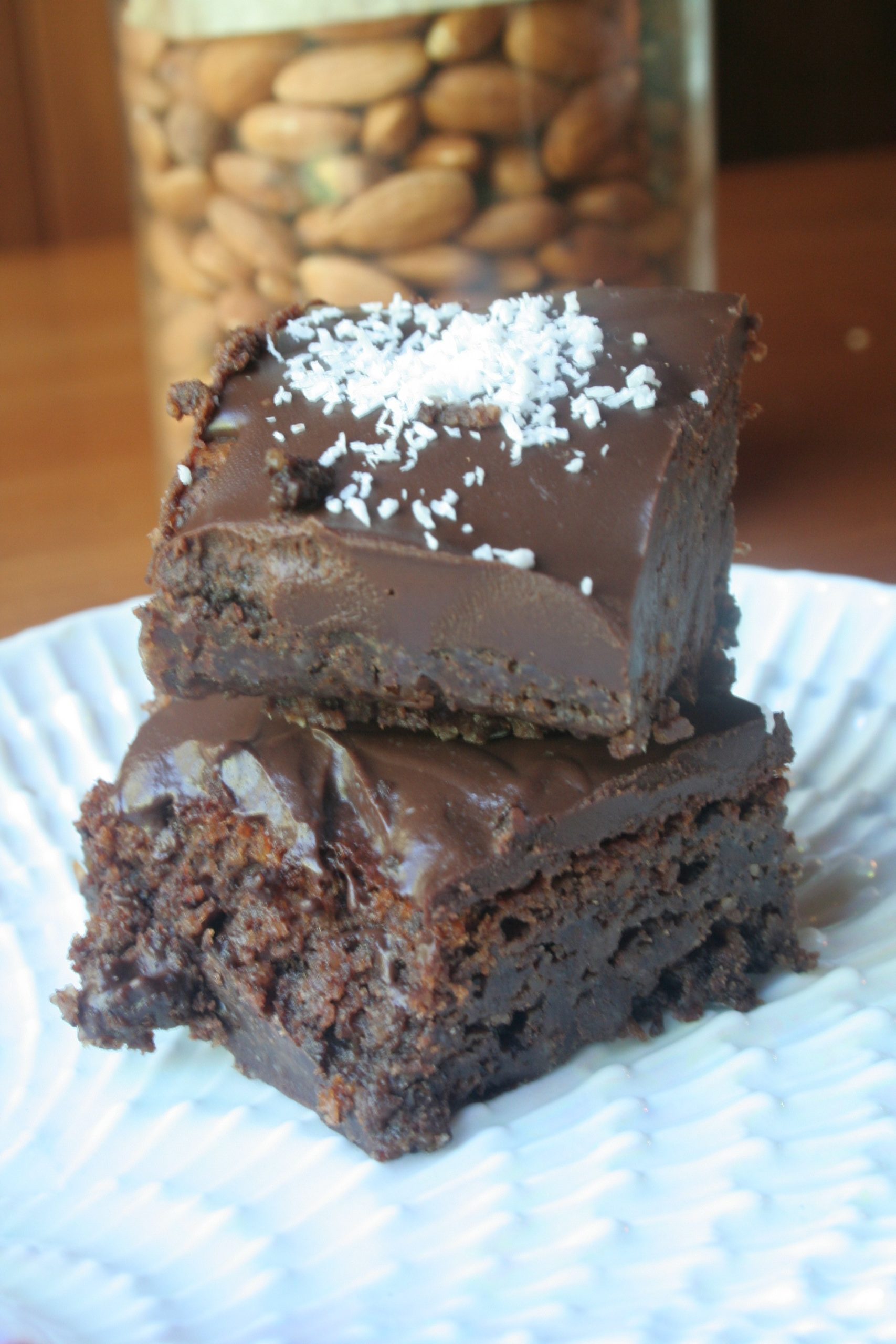 Moist gluten free brownies